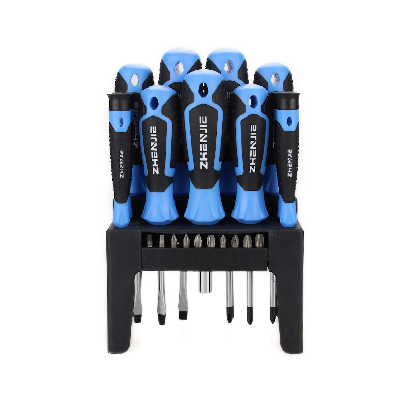 Set de 21 bucăți de șurubelniță cu mâner cu design ergonomic