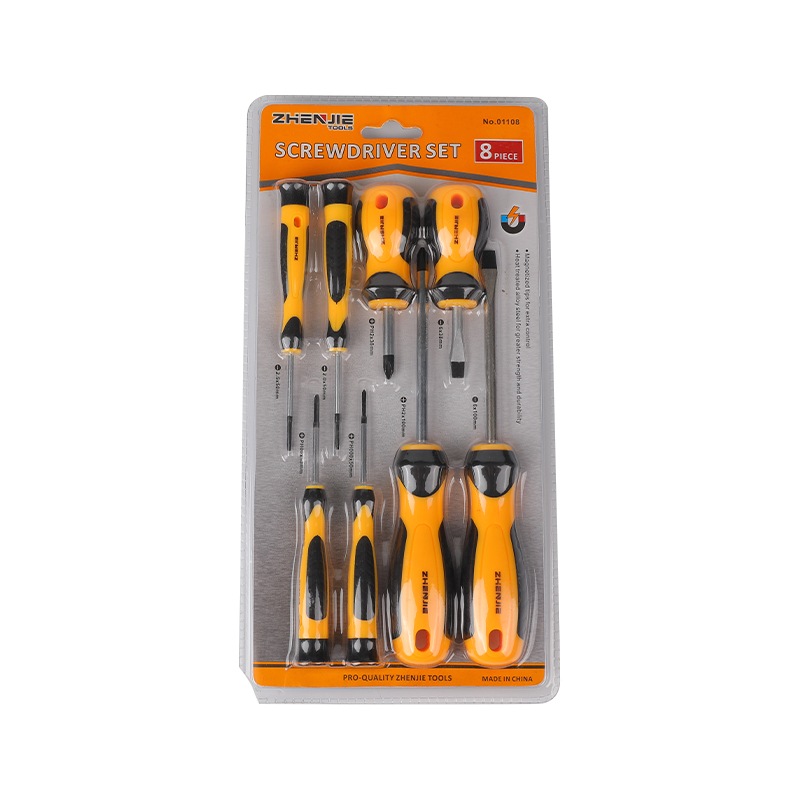 Set de șurubelnițe CRV cu crestate și Phillips, 8 buc