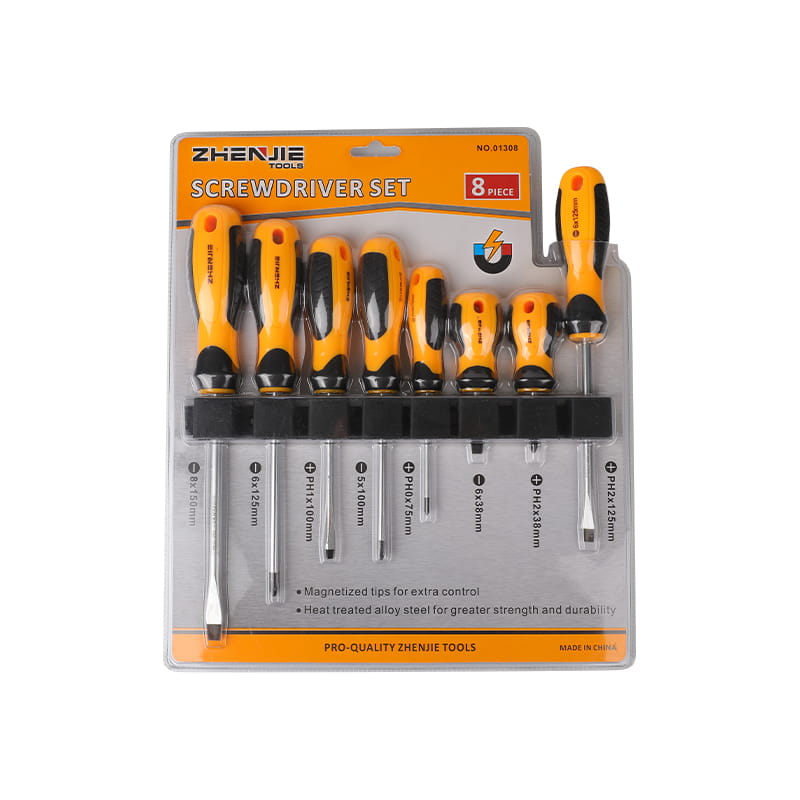 Set de șurubelnițe cu crestate și Phillips 8 buc
