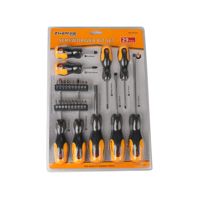 Set de 29 bucăți de șurubelnițe Phillips Pozidriv Hex Torx CRV