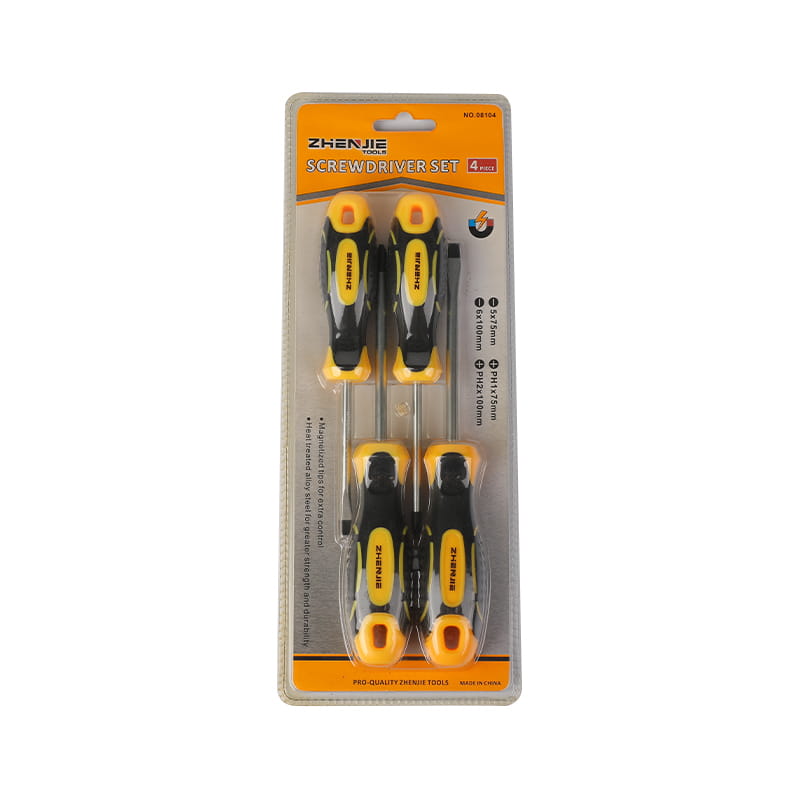Set de șurubelnițe CRV cu crestate și Phillips CRV 4 buc