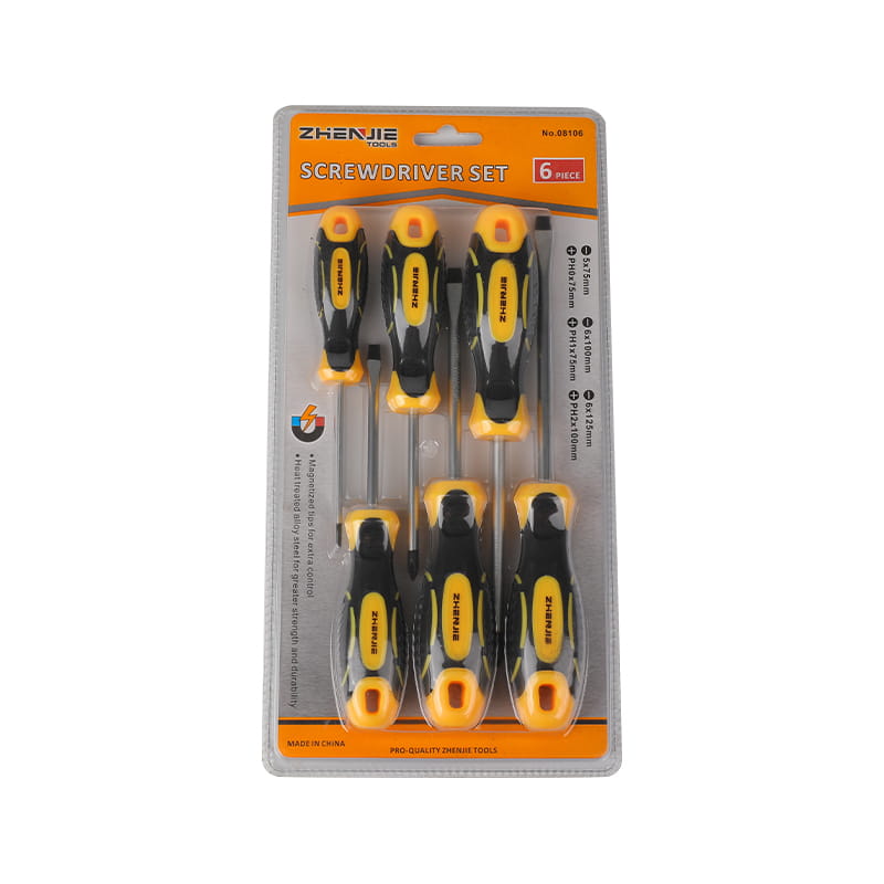 Set de șurubelnițe CRV cu vârf magnetizat și 6 buc