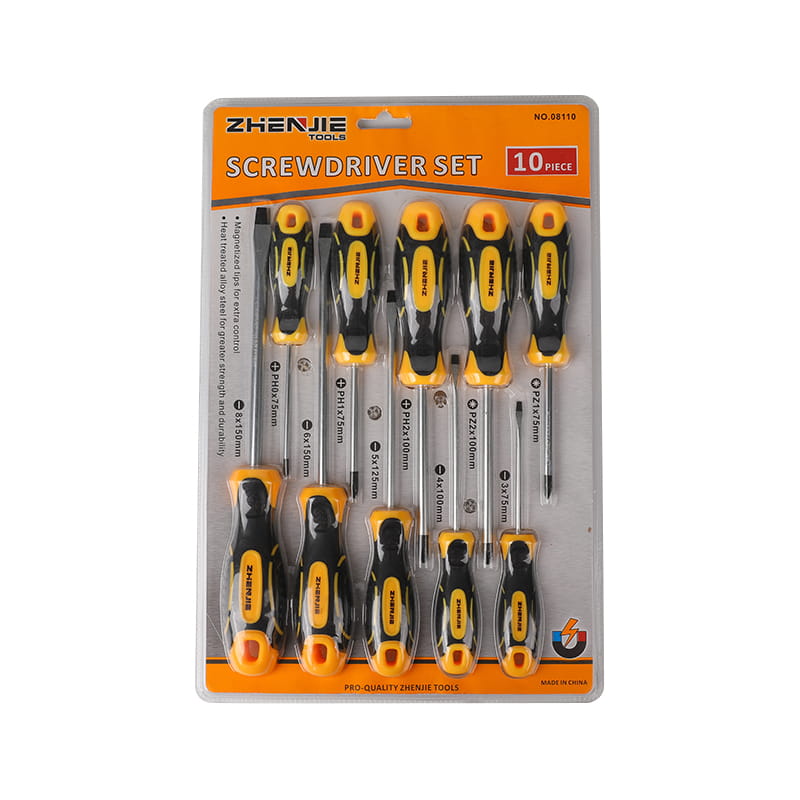 Set de șurubelnițe Phillips Pozidriv CRV 10 buc