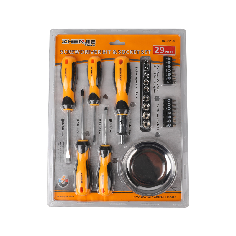 Set de 29 bucăți de șurubelnițe pătrate Phillips Pozidriv CRV