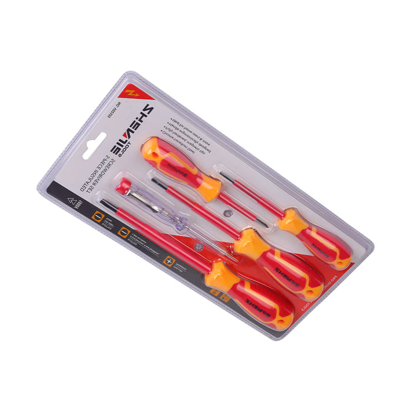 Set de instrumente de șurubelniță cu mâner CRV PP&TPR izolate 5 buc