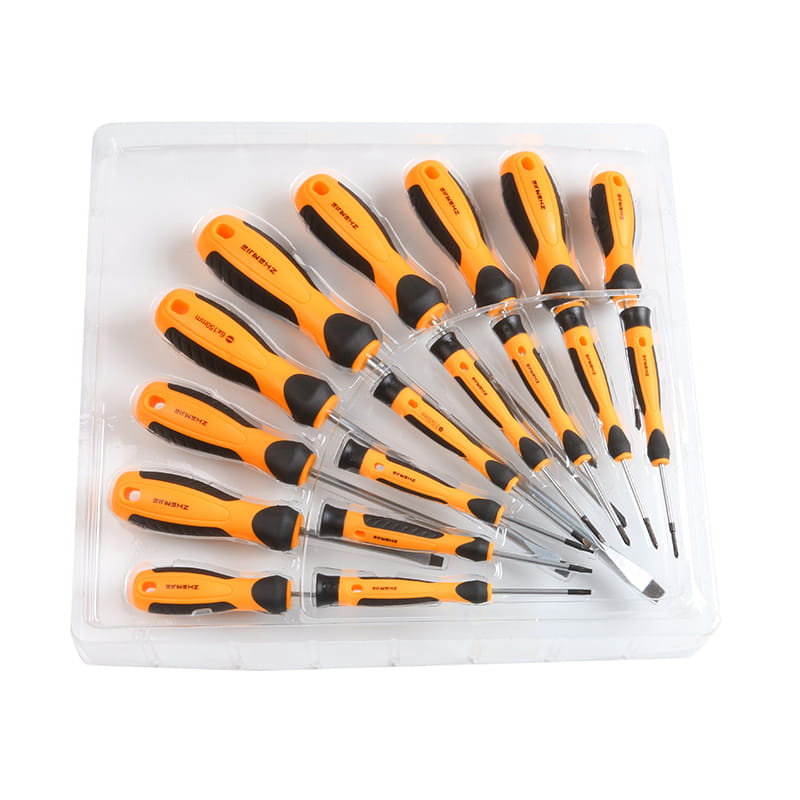Set de șurubelnițe Phillips și Torx cu 17 buc. Tavă PS și cutie colorată