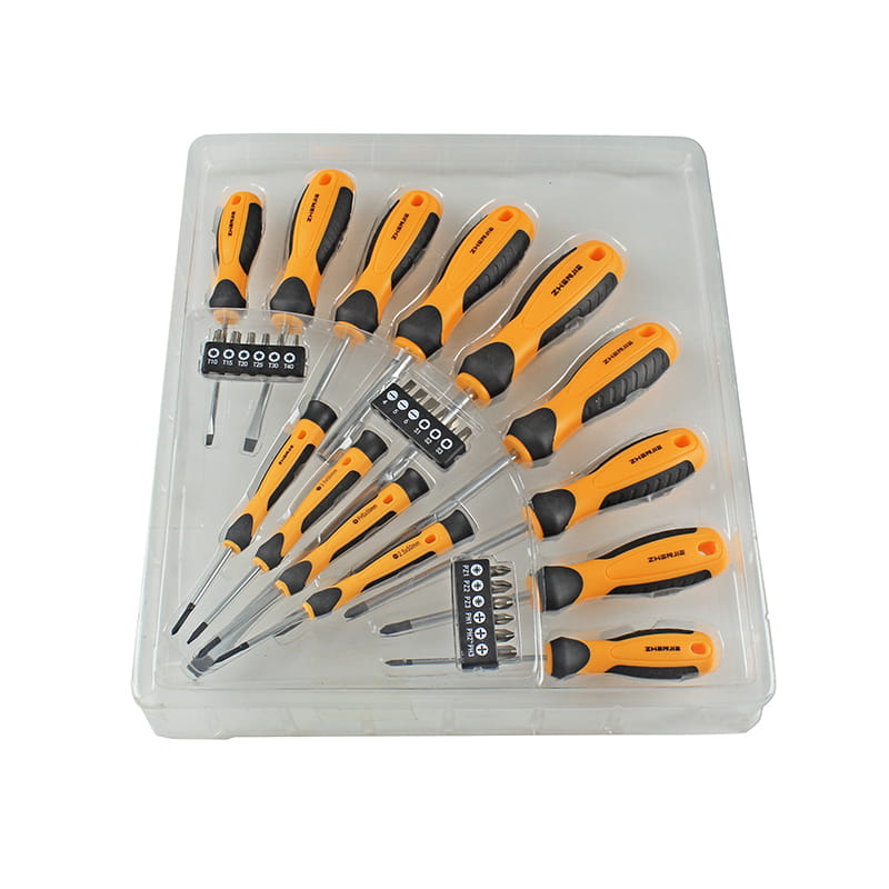 Set de 31 bucăți de șurubelnițe CRV Phillips Pozidriv Torx Square CRV