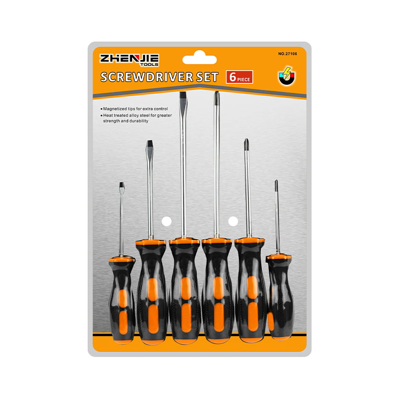 Set de șurubelnițe cu mâner moale, 6 buc 