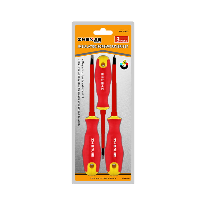 Set de șurubelnițe izolate CRV cu crestate și Phillips CRV 3 buc